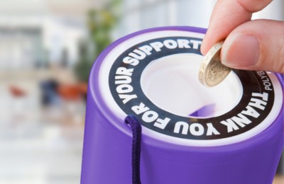 charity collection box
