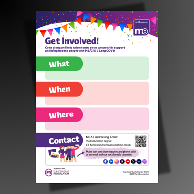 Fundraising - event poster