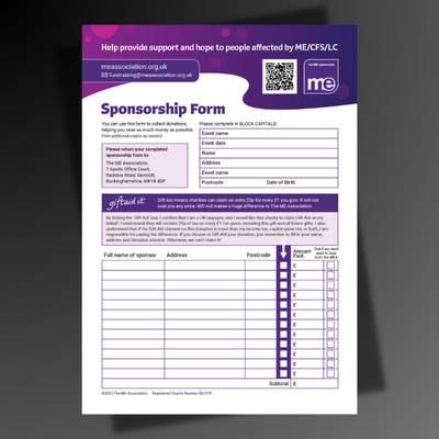 Fundraising - sponsorship form