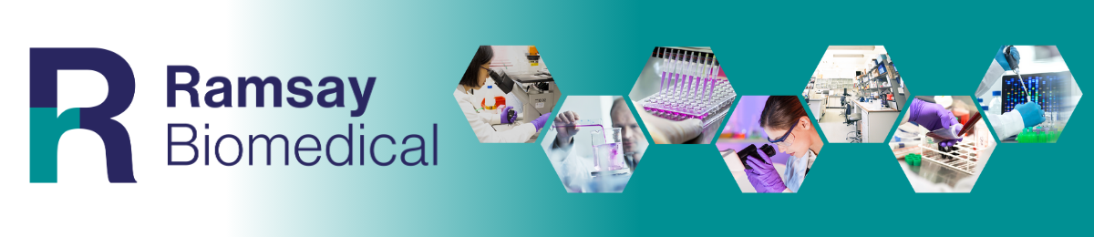 Ramsay Biomedical logo and banner