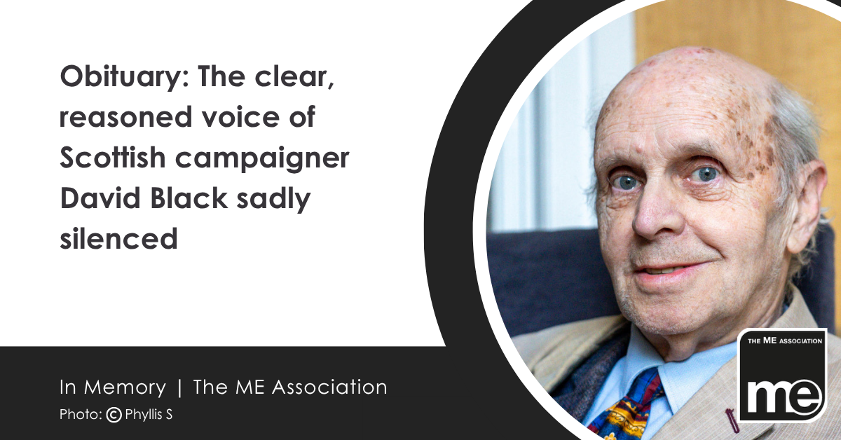 IMAGE DESCRIPTION: Photo of David Black, smiling at the camera in a suit. Heading - Obituary: The clear, reasoned voice of Scottish campaigner David Black sadly silenced. Photo: Copyright Phyllis S