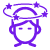 orthostatic intolerance icon shows head and stars circling around