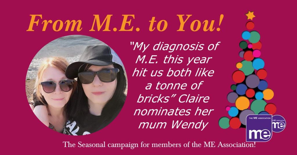 From me to you: Claire nominates Mum Wendy