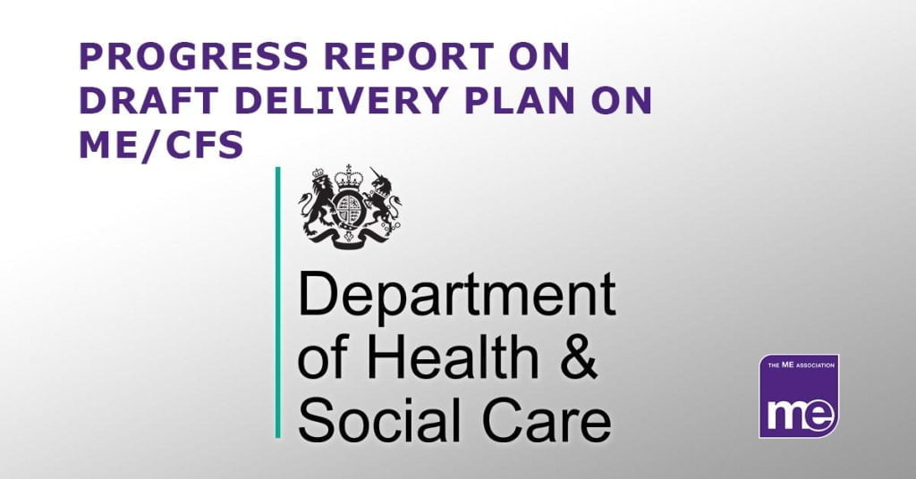DHSC update on ME CFS Delivery Plan