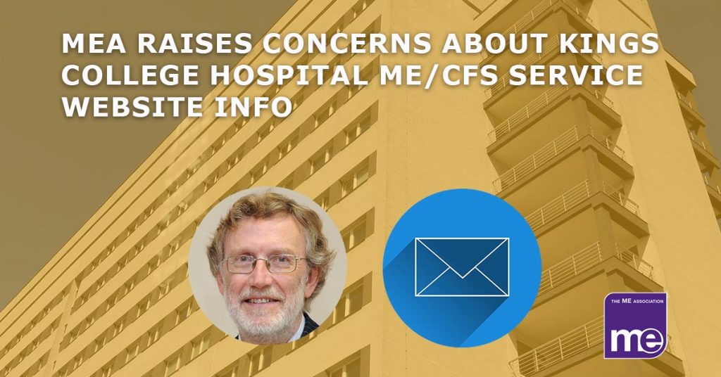 Letter to Kings College Hospital