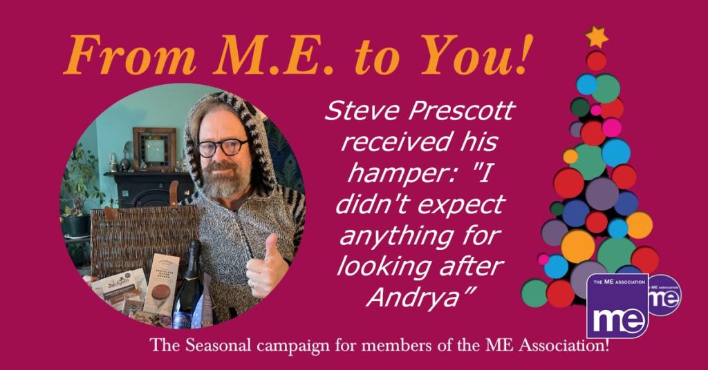 From me to you - Steve receives his hamper