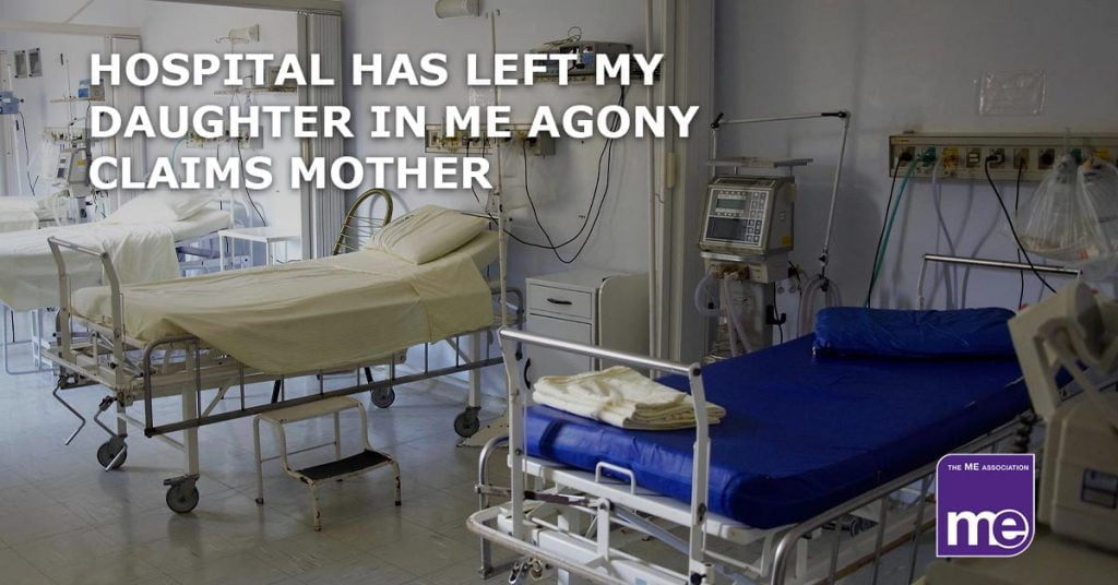 HOSPITAL HAS LEFT MY DAUGHTER IN ME AGONY CLAIMS MOTHER