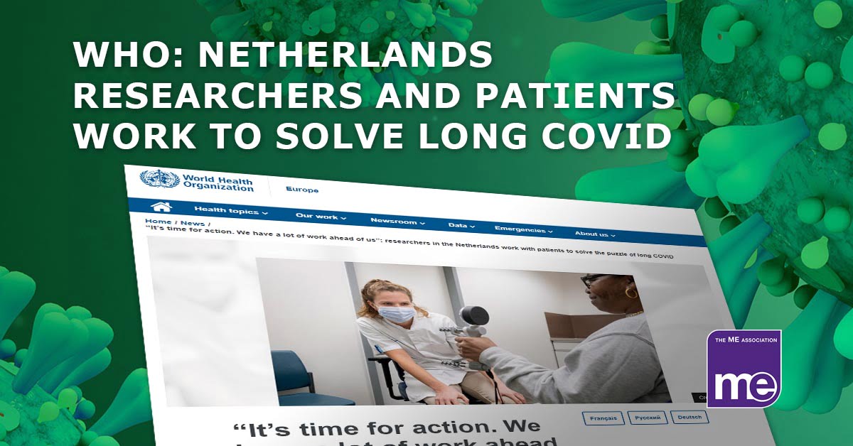 WHO report on Netherlands Long Covid research
